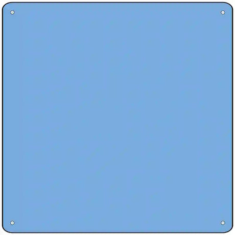 Light Blue Solid Novelty Metal Square Sign 12" (SQ)