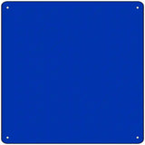 Blue Solid Novelty Metal Square Sign 12" (SQ)