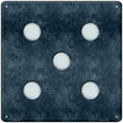 Dice Roll 5 Novelty Metal Square Sign 12" (SQ)