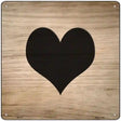 Heart Symbol Tiles Novelty Metal Square Sign 12" (SQ)