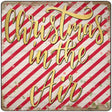 Christmas in the Air Novelty Metal Square Sign 12" (SQ)