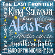 Alaska Motto Novelty Metal Square Sign 12" (SQ)