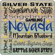 Nevada Motto Novelty Metal Square Sign 12" (SQ)