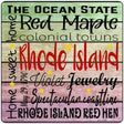 Rhode Island Motto Novelty Metal Square Sign 12" (SQ)