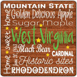 West Virginia Motto Novelty Metal Square Sign 12" (SQ)