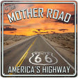 The Mother Road Novelty Metal Square Sign 12" (SQ)