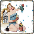 Gardening Girl Novelty Metal Square Sign 12" (SQ)