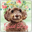 Cockapoo Good Dog Novelty Square Sign 12" (SQ)