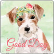 Jack Russell Good Dog  Novelty Square Sign 12" (SQ)