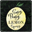 Easy Peasy Novelty Metal Square Sign 12" (SQ)