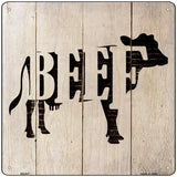 Cows Make Beef Novelty Metal Square Sign 12" (SQ)