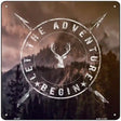 Let The Adventure Begin Novelty Metal Square Sign 12" (SQ)