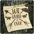 The Hunt Is Over Novelty Metal Square Sign 12" (SQ)