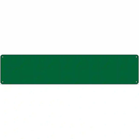 Green Solid Blank Novelty Metal Street Sign 24" x 5" (ST)