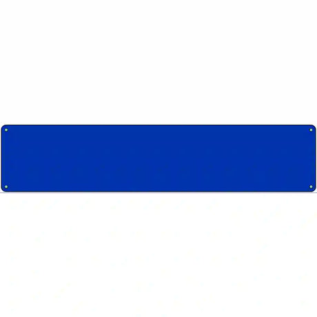 Blue Solid Blank Novelty Metal Street Sign 24" x 5" (ST)