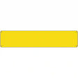 Yellow Solid Blank Novelty Metal Street Sign 24" x 5" (ST)