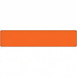 Orange Solid Blank Novelty Metal Street Sign 24" x 5" (ST)