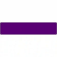 Purple Solid Blank Novelty Metal Street Sign 24" x 5" (ST)