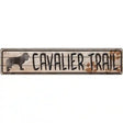 Cavalier Trail Novelty Metal Street Sign 24" x 5" (ST)