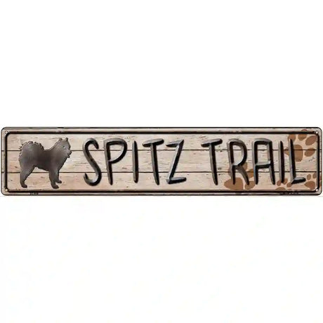 Spitz Trail Novelty Metal Vanity Street Sign 24" x 5" (ST)