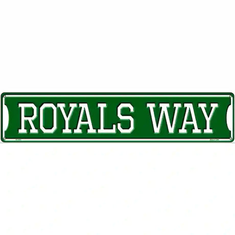 Royals Way Novelty Metal Street Sign 24" x 5" (ST)