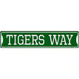 Tigers Way Novelty Metal Street Sign 24" x 5" (ST)