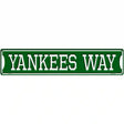 Yankees Way Novelty Metal Street Sign 24" x 5" (ST)