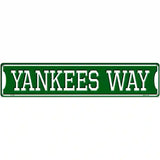 Yankees Way Novelty Metal Street Sign 24" x 5" (ST)