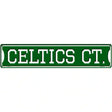 Celtics Ct Novelty Metal Street Sign 24" x 5" (ST)