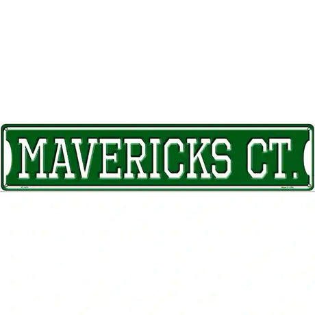 Mavericks Ct Novelty Metal Street Sign 24" x 5" (ST)