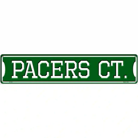 Pacers Ct Novelty Metal Street Sign 24" x 5" (ST)