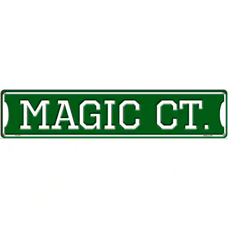 Magic Ct Novelty Metal Street Sign 24" x 5" (ST)