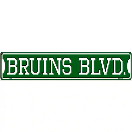 Bruins Blvd Novelty Metal Street Sign 24" x 5" (ST)