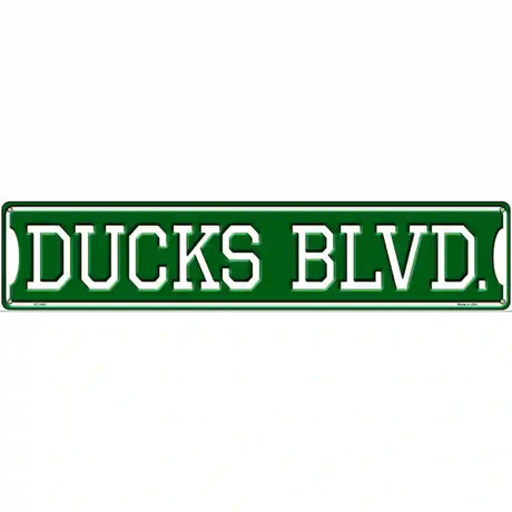 Ducks Blvd Novelty Metal Street Sign 24" x 5" (ST)