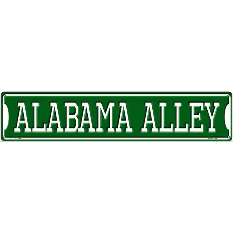 Alabama Alley Novelty Metal Street Sign 24" x 5" (ST)