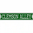 Clemson Alley Novelty Metal Street Sign 24" x 5" (ST)