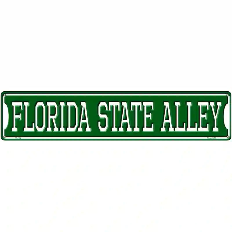 Florida State Alley Novelty Metal Street Sign 24" x 5" (ST)