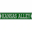 Kansas Alley Novelty Metal Street Sign 24" x 5" (ST)