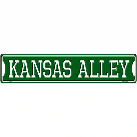 Kansas Alley Novelty Metal Street Sign 24" x 5" (ST)