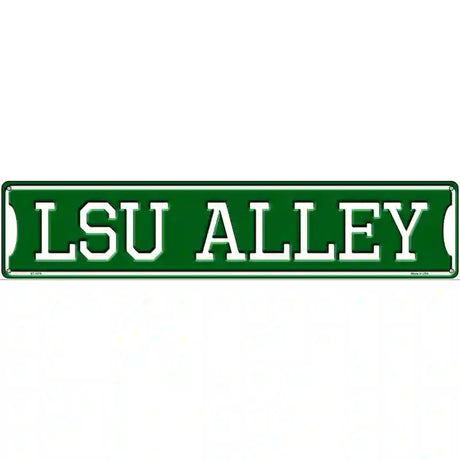 LSU Alley Novelty Metal Street Sign 24" x 5" (ST)