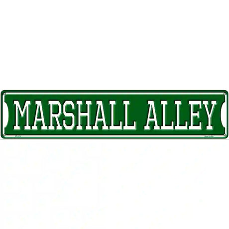 Marshall Alley Novelty Metal Street Sign 24" x 5" (ST)