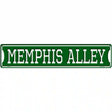 Memphis Alley Novelty Metal Street Sign 24" x 5" (ST)