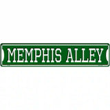 Memphis Alley Novelty Metal Street Sign 24" x 5" (ST)