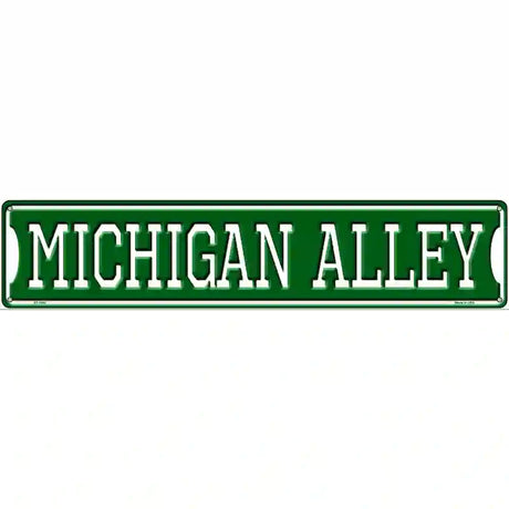 Michigan Alley Novelty Metal Street Sign 24" x 5" (ST)