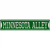 Minnesota Alley Novelty Metal Street Sign 24" x 5" (ST)