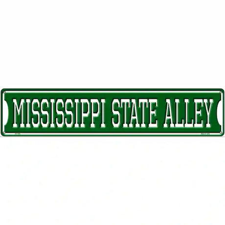 Mississippi State Alley Novelty Metal Street Sign 24" x 5" (ST)