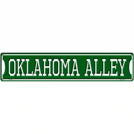 Oklahoma Alley Novelty Metal Street Sign 24" x 5" (ST)