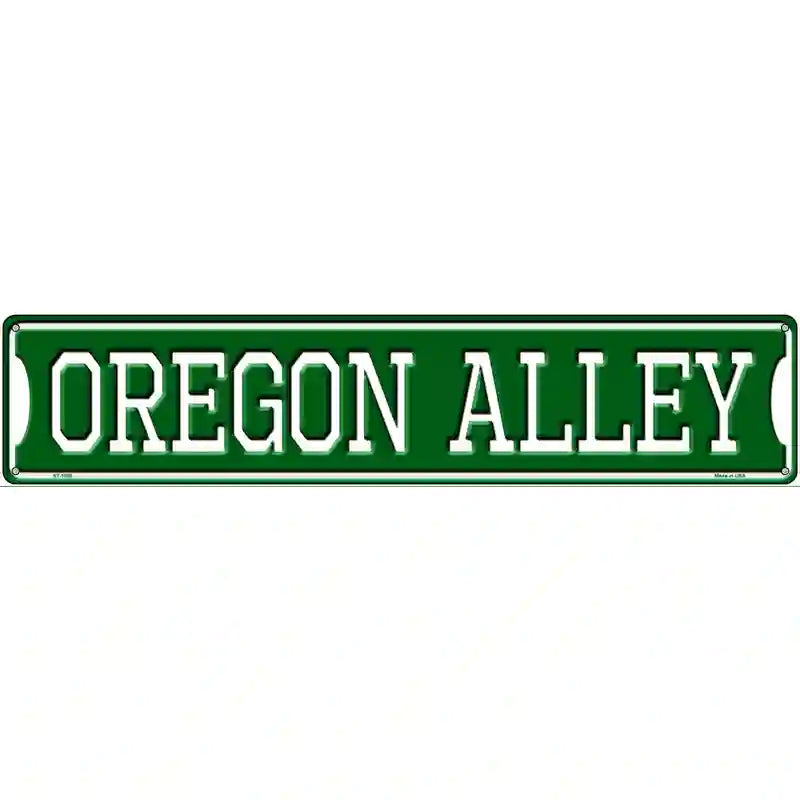 Oregon Alley Novelty Metal Street Sign 24" x 5" (ST)