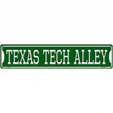 Texas Tech Alley Novelty Metal Street Sign 24" x 5" (ST)