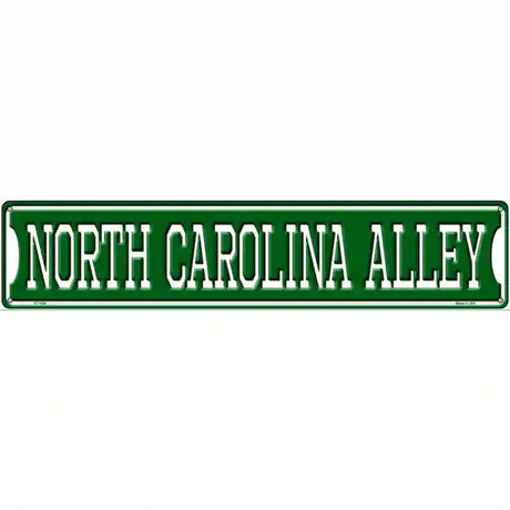 North Carolina Alley Novelty Metal Street Sign 24" x 5" (ST)